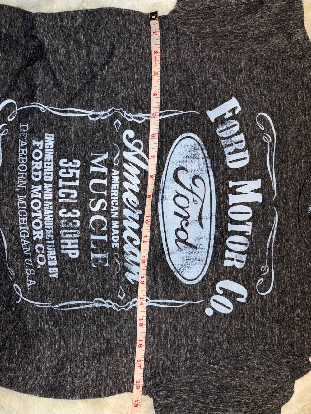 FORD Motor Co. sz MEDIUM graphic tee by Tee Luv cars trucks shirts vehicles - Picture 4 of 6